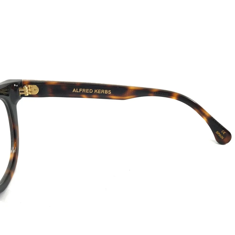 Alfred Kerbs Eyeglasses Frames RICHARD HV Havana Brown Tortoise Gold 48-25-140